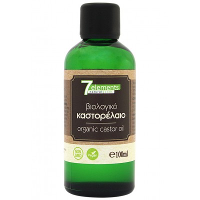 Βιολογικό καστορέλαιο ψυχρής έκθλιψης 7elements 100 mlll Βιολογικό καστορέλαιο ψυχρής έκθλιψης 7elements 100 mlll