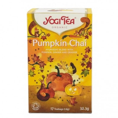 ΥΟGI TEA PUMPKIN CHAI (17x1.9g) 32,3g BIO ΥΟGI TEA PUMPKIN CHAI (17x1.9g) 32,3g BIO