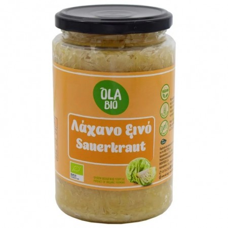 Λάχανο Ξινό βιολογικό (Sauer Kraut) Ola Bio 700gr Λάχανο Ξινό βιολογικό (Sauer Kraut) Ola Bio 700gr