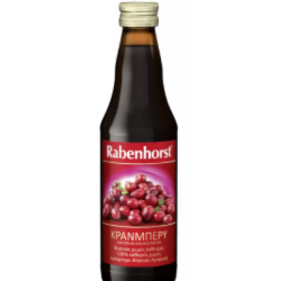 Χυμός βιολογικός Cranberry Rabenhorst 330ml