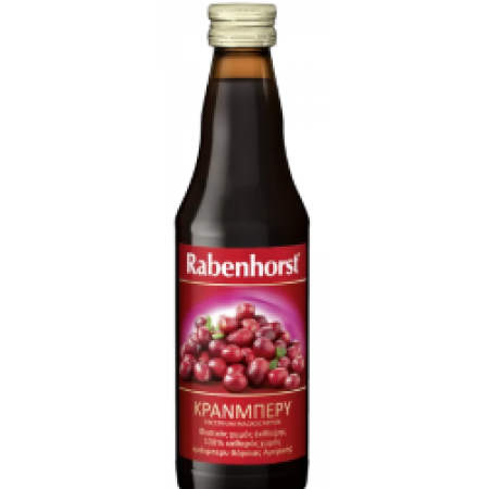 Χυμός βιολογικός Cranberry Rabenhorst 330ml