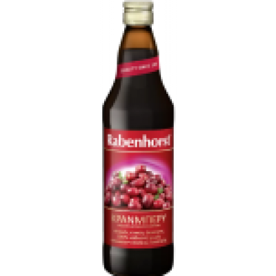 Χυμός βιολογικός Cranberry της Rabenhorst 750ml Χυμός βιολογικός Cranberry της Rabenhorst 750ml