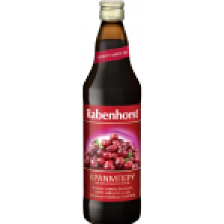 Χυμός βιολογικός Cranberry της Rabenhorst 750ml