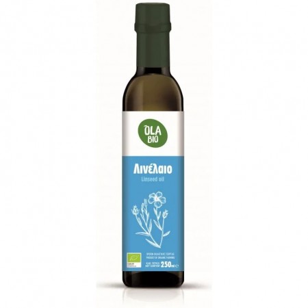 Λινέλαιο ψυχρής έκθλιψης βιολογικό OlaBio 250ml Λινέλαιο ψυχρής έκθλιψης βιολογικό OlaBio 250ml