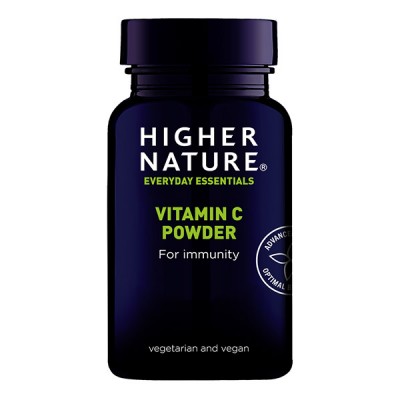 Vitamin C Powder Ορθομοριακή Βιταμίνη C χαμηλής οξύτητας σε σκόνη Higher Nature 180 gr Vitamin C Powder Ορθομοριακή Βιταμίνη C χαμηλής οξύτητας σε σκόνη Higher Nature 180 gr