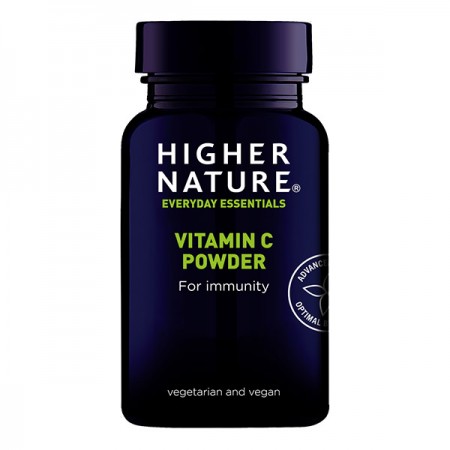Vitamin C Powder Ορθομοριακή Βιταμίνη C χαμηλής οξύτητας σε σκόνη Higher Nature 180 gr Vitamin C Powder Ορθομοριακή Βιταμίνη C χαμηλής οξύτητας σε σκόνη Higher Nature 180 gr