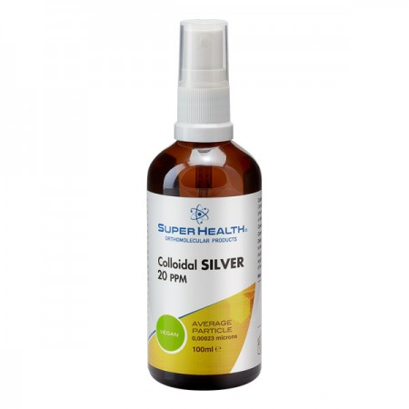 Κολλοειδής Άργυρος  Colloidal Silver εναντίον μικροβίων Super Health 100 ml Κολλοειδής Άργυρος  Colloidal Silver εναντίον μικροβίων Super Health 100 ml