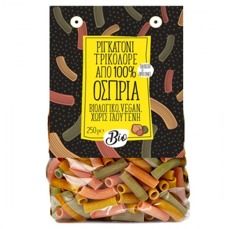 Ριγκατόνι Τρικολόρε από 3 Όσπρια Χωρίς Γλουτένη GreenBay 250γρ 