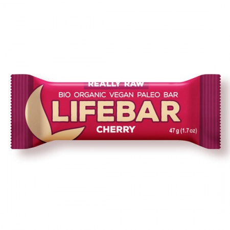 Ωμή Mπάρα Eνέργειας Kεράσι Life Bar (47γρ) Ωμή Mπάρα Eνέργειας Kεράσι Life Bar (47γρ)