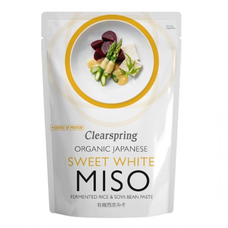 Miso Γλυκό λευκό βιολογικό Clearspring 250γρ Miso Γλυκό λευκό βιολογικό Clearspring 250γρ