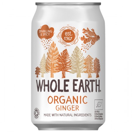 Ανθρακούχο ποτό Τζίντζερ βιολογικό (330ml)