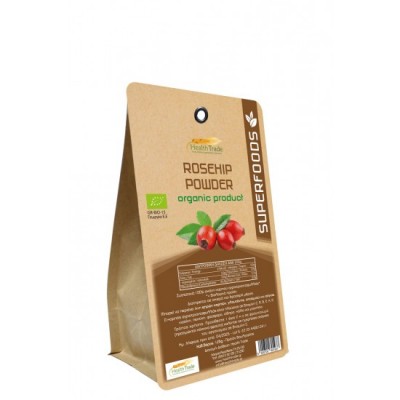 Rosehip Powder (Αγριοτριανταφυλλιά) - Βιολογικό Health Trade 125 gr Rosehip Powder (Αγριοτριανταφυλλιά) - Βιολογικό Health Trade 125 gr