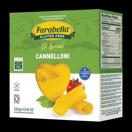 Farabella Κανελόνι Χωρίς Γλουτένη 250gr Farabella Κανελόνι Χωρίς Γλουτένη 250gr