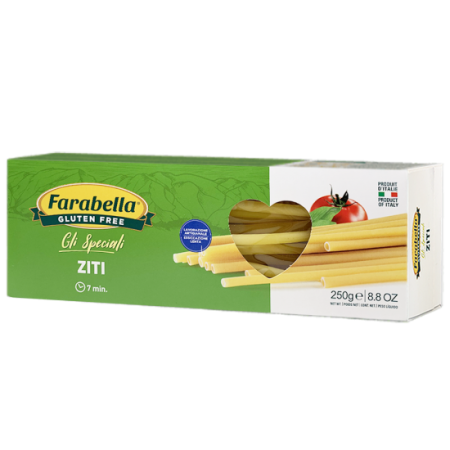 Farabella Μακαρόνι Ziti (για Παστίτσιο) Χωρίς Γλουτένη 250gr Farabella Μακαρόνι Ziti (για Παστίτσιο) Χωρίς Γλουτένη 250gr