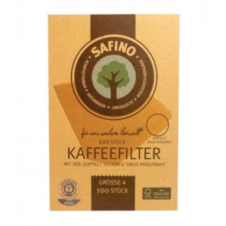 Φίλτρα Καφέ Νο4 Safino 100τμχ Φίλτρα Καφέ Νο4 Safino 100τμχ