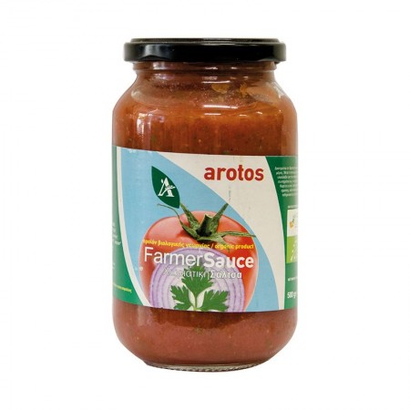 Σάλτσα Τομάτας Χωριάτικη 480g Άροτος Bio Σάλτσα Τομάτας Χωριάτικη 480g Άροτος Bio