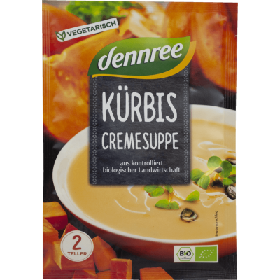 Σούπα Βελουτέ με Κολοκύθα 40g Dennree Bio