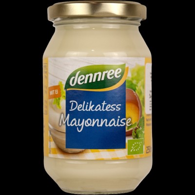 Μαγιονέζα με αυγό 250mL Dennree Bio