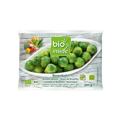 Λαχανάκια Βρυξελλών βιολογικά BioInside 300gr