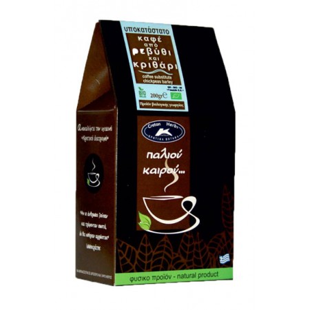 Καφές από Ρεβύθι-Κριθάρι Βιολογικός Cretan Herbs 200gr Καφές από Ρεβύθι-Κριθάρι Βιολογικός Cretan Herbs 200gr