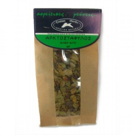 Αρκτοστάφυλος-Uva Ursi Cretan Herbs 20gr Αρκτοστάφυλος-Uva Ursi Cretan Herbs 20gr