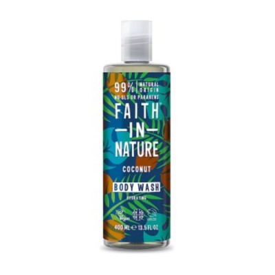 Αφρόλουτρο με βιολογικό έλαιο καρύδας Faith in Nature 400ml Αφρόλουτρο με βιολογικό έλαιο καρύδας Faith in Nature 400ml