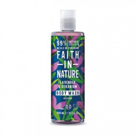 Αφρόλουτρο με λεβάντα και γεράνι Faith in Nature 400ml Αφρόλουτρο με λεβάντα και γεράνι Faith in Nature 400ml