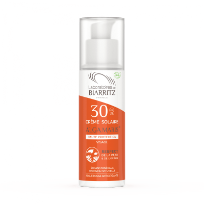 LABORATOIRES DE BIARRITZ  Αντηλιακή Κρέμα Προσώπου SFP30 (BIO) alga maris 50ml LABORATOIRES DE BIARRITZ  Αντηλιακή Κρέμα Προσώπου SFP30 (BIO) alga maris 50ml