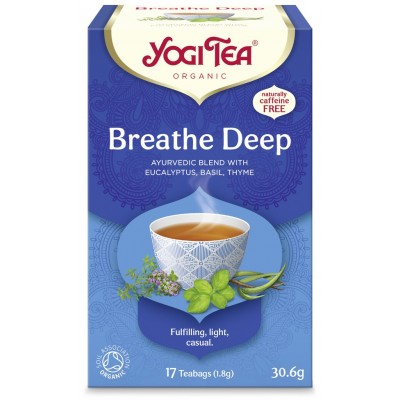 YOGI TEA BREATH DEEP (17x1.8g) 30.6g ΒΙΟ YOGI TEA BREATH DEEP (17x1.8g) 30.6g ΒΙΟ