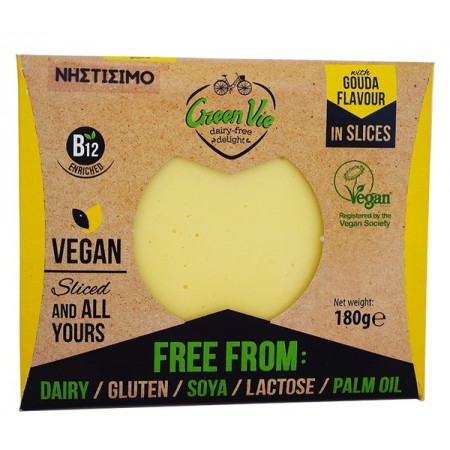 Vegan Γκούντα σε φέτες GreenVie 180g Vegan Γκούντα σε φέτες GreenVie 180g