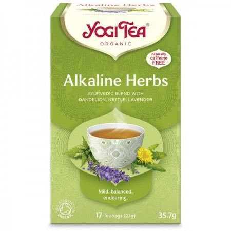 YOGI TEA ALKALINE HERBS (17x2,1g) 35,7g BIO YOGI TEA ALKALINE HERBS (17x2,1g) 35,7g BIO