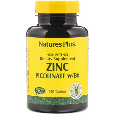 ZINC PICOLINATE Nature's Plus 90tabs ZINC PICOLINATE Nature's Plus 90tabs