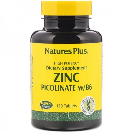 ZINC PICOLINATE Nature's Plus 90tabs ZINC PICOLINATE Nature's Plus 90tabs