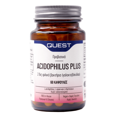 Προβιοτικά Acidophilus Plus Quest, 60 caps Προβιοτικά Acidophilus Plus Quest, 60 caps