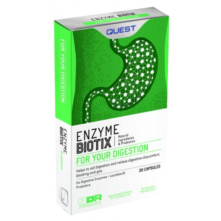 Προβιοτικά-πεπτικά ένζυμα Enzyme Biotix Quest 30 καψ Προβιοτικά-πεπτικά ένζυμα Enzyme Biotix Quest 30 καψ