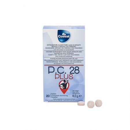 PC 28 PLUS Cosval 20 μασώμενες ταμπλέτες PC 28 PLUS Cosval 20 μασώμενες ταμπλέτες