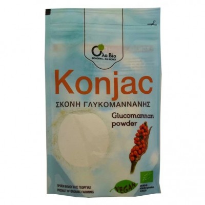 Konjak Glucomannan-Γλυκομανάννη βιολογική σκόνη 100 γρ