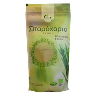 Σιταρόχορτο σκόνη βιολογικό-wheatgrass 125γρ Σιταρόχορτο σκόνη βιολογικό-wheatgrass 125γρ