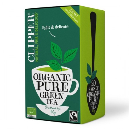 Πράσινο τσάι βιολογικό Clipper 20 φακελάκια Fair Trade (δίκαιου εμπορίου) 40γρ Πράσινο τσάι βιολογικό Clipper 20 φακελάκια Fair Trade (δίκαιου εμπορίου) 40γρ