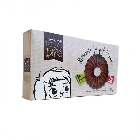 Μπισκότα με Μέλι και Κακάο The BeeBros 115 gr Μπισκότα με Μέλι και Κακάο The BeeBros 115 gr